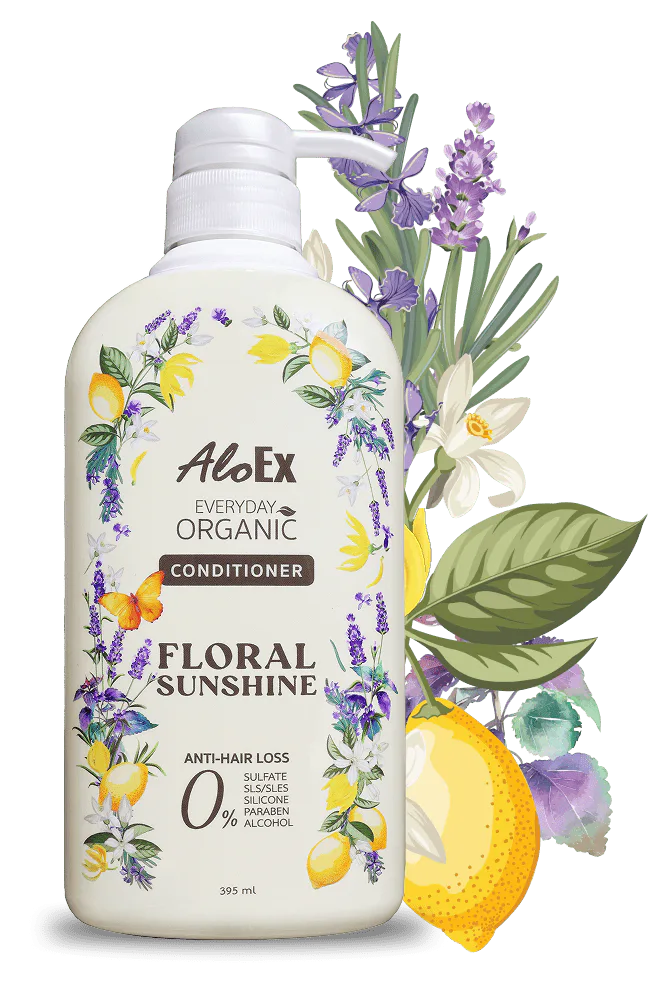 AloEx Everyday Organic Conditioner - Floral Sunshine