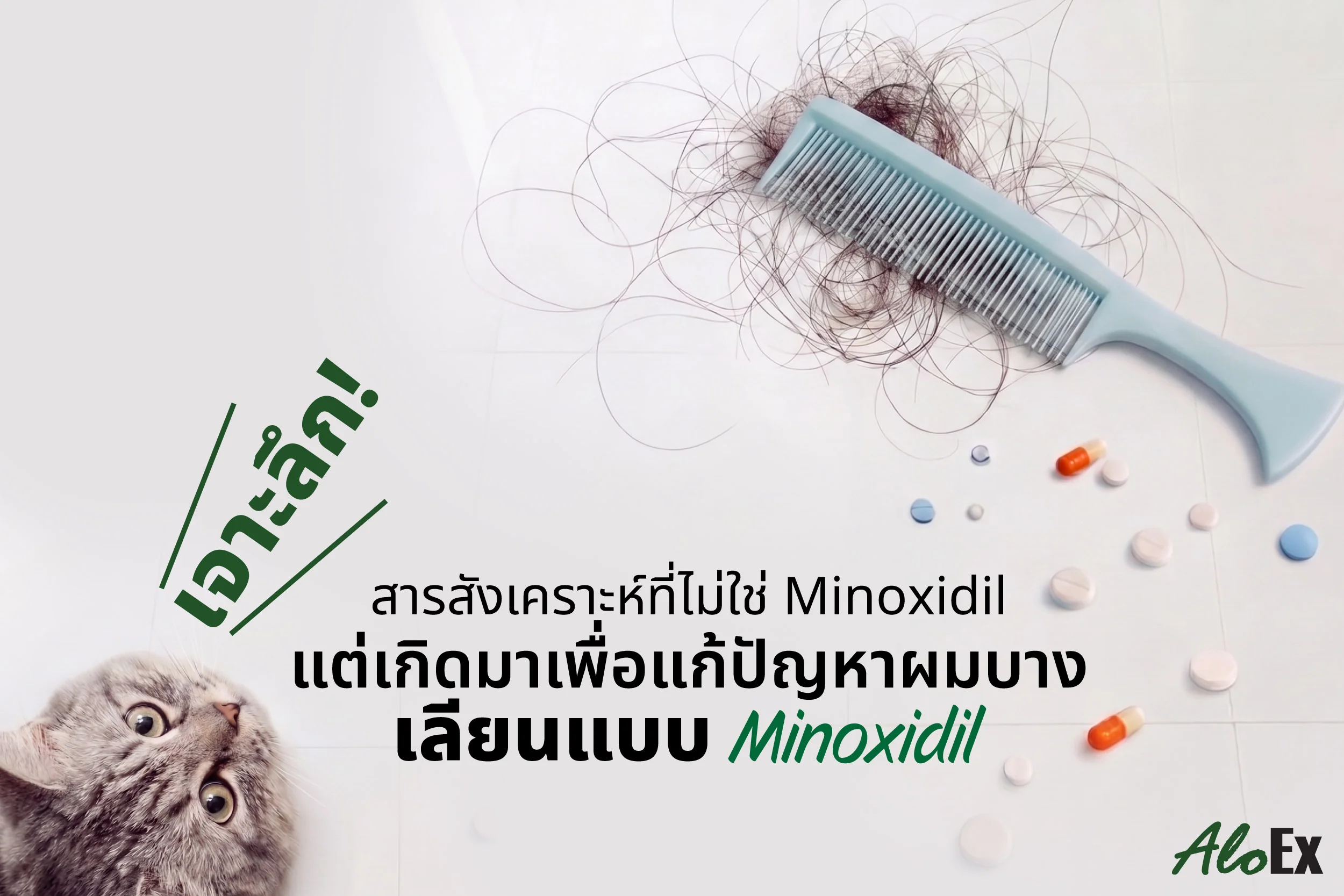 เจาะลึก! สารสังเคราะห์ที่ไม่ใช่ Minoxidil แต่เกิดมาเพื่อแก้ปัญหาผมบางเลียนแบบ Minoxidil