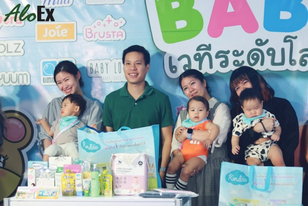 บรรยากาศบูธ AloEx ในงาน Thailand Baby and Kids Best Buy ครั้งที่ 54