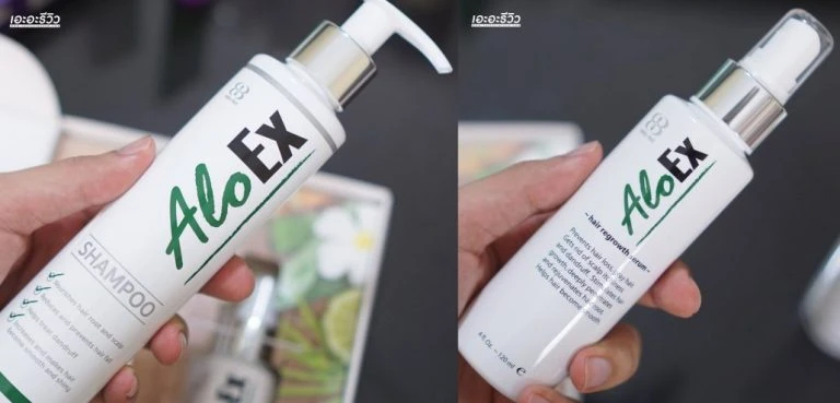 คะแนนความพึงพอใจ AloEx แชมพูและเซรั่มหลังใช้ 1 เดือน