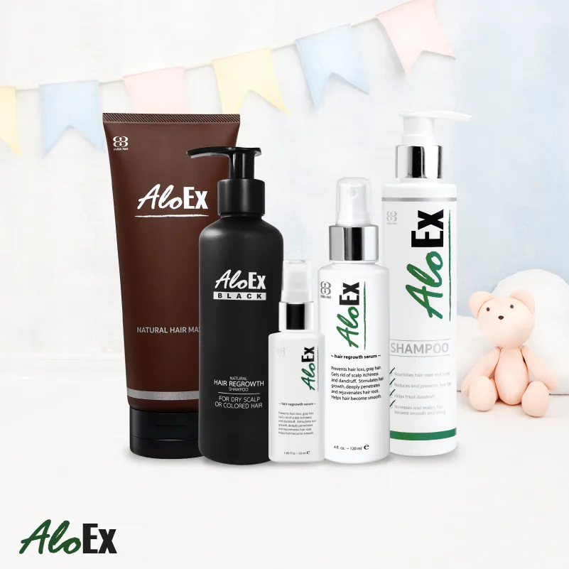 ผลิตภัณฑ์ AloEx ช่วยบำรุงผมและลดผมร่วงหลังคลอด