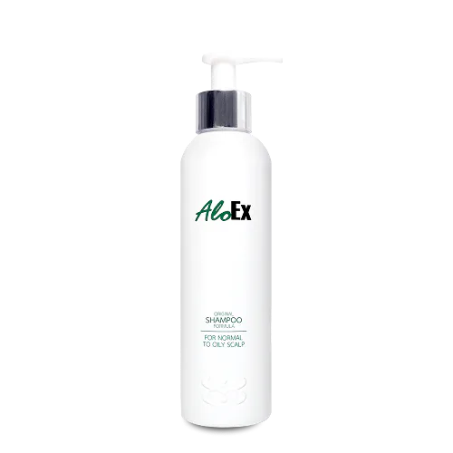 AloEx Original Shampoo แชมพูสมุนไพรลดผมร่วงผมมัน