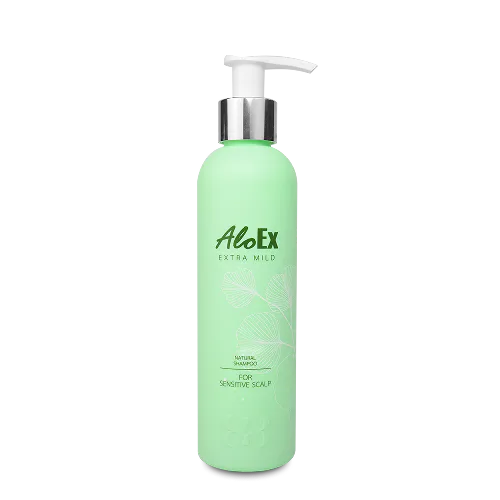 AloEx Extra Mild Shampoo แชมพูสูตรอ่อนโยนลดผมร่วง