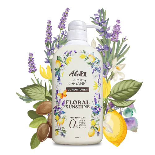 AloEx Everyday Organic Conditioner ครีมนวดสูตรฟลอรัลใช้ทุกวัน
