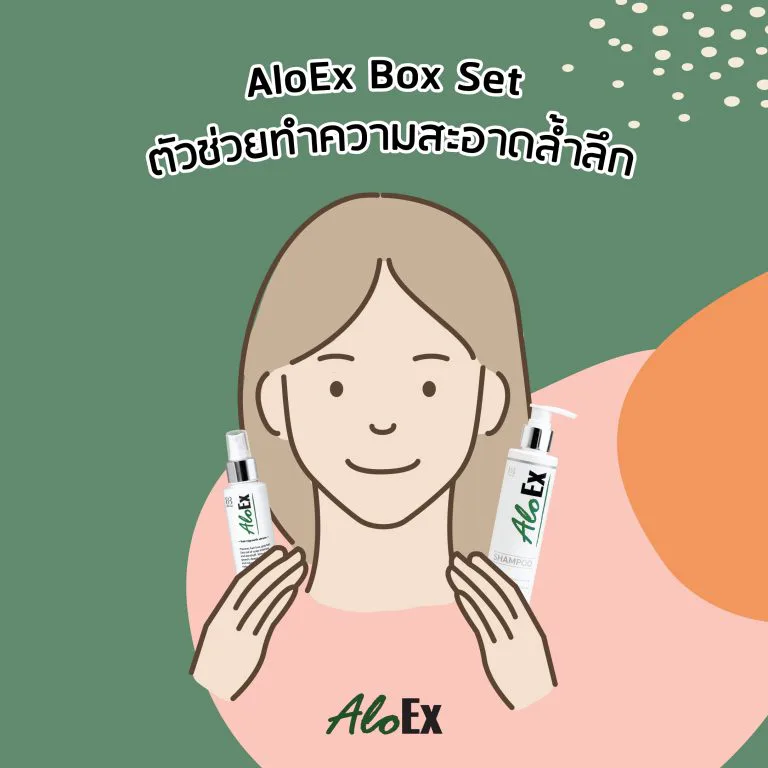 ภาพการล้างแชมพูออกให้หมดจดแล้วเป่าผมให้แห้ง