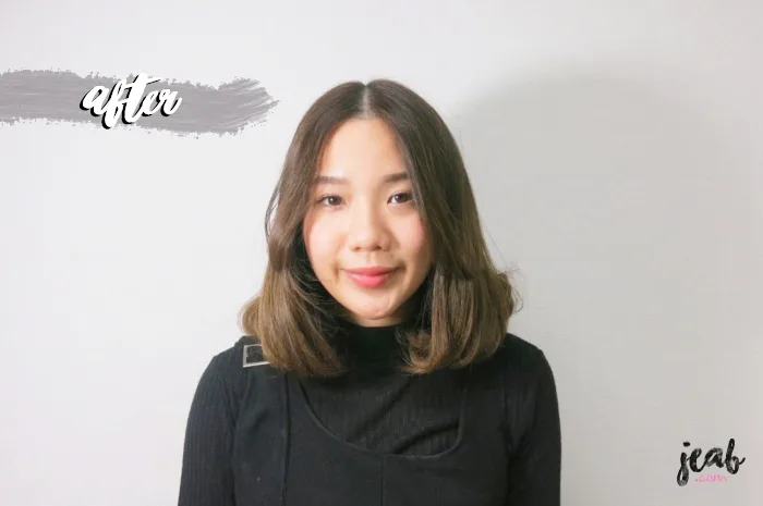 ผมดูเบาสะอาดหมดจดหลังสระด้วย AloEx