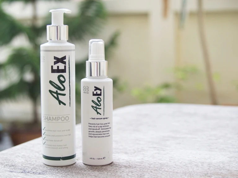 AloEx Hair Regrowth Shampoo และ Serum คู่ผลิตภัณฑ์บำรุงรากผมช่วยลดผมร่วง