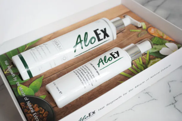 ชุด AloEx แชมพูและเซรั่มราคาพิเศษ คุ้มค่าสำหรับผู้มีปัญหาผมร่วง