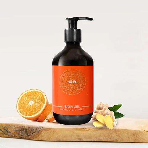 AloEx Bath Gel – กลิ่น Orange & Ginger